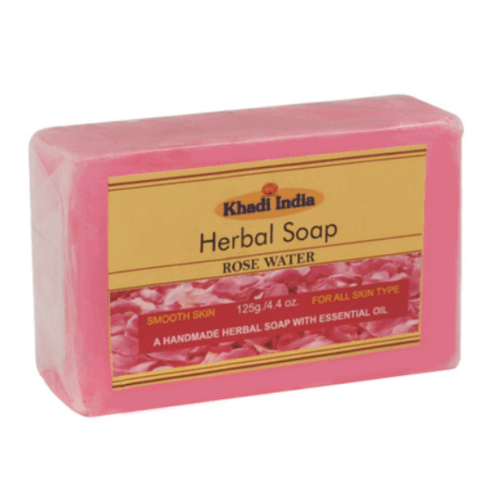 Мило Khadi Кхаді Роза,125 гр – натуральне аюрведичне мило для ніжного догляду за шкірою,мило Khadi Роза 125 г,натуральне мило троянда,аюрведичне мило,мило для обличчя та тіла,зволожуюче мило,індійське мило,мило Khadi купити