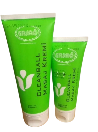 Массажный обезболивающий крем Ерсаг cleanball 200 г